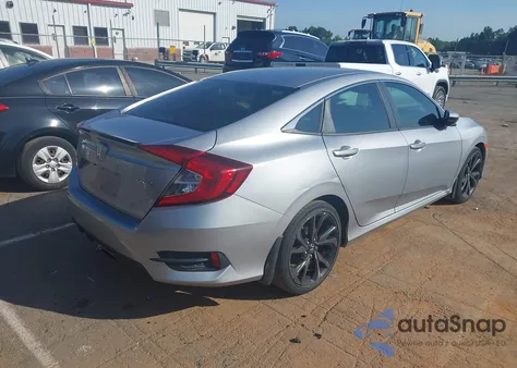 2020 Honda Civic Sport из США, поврежденный, VIN 19XFC2F80LE024787
